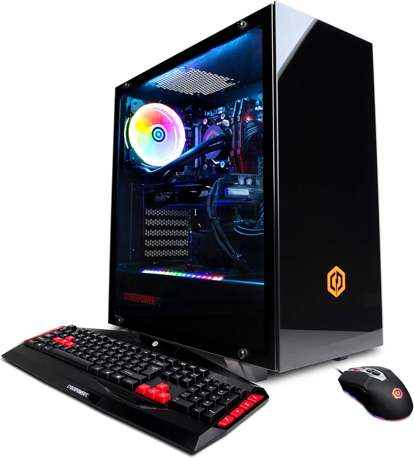 CyberpowerPC Gamer Xtreme VR Gaming PC, Liquid Cool Intel Core i9-9900K 3.6GHz, NVIDIA GeForce RTX 2070 Super 8GB, 16GB DDR4, 1TB PCI-E NVMe SSD, WiFi Ready & Win 10 Home (GXiVR8080A8, Black)