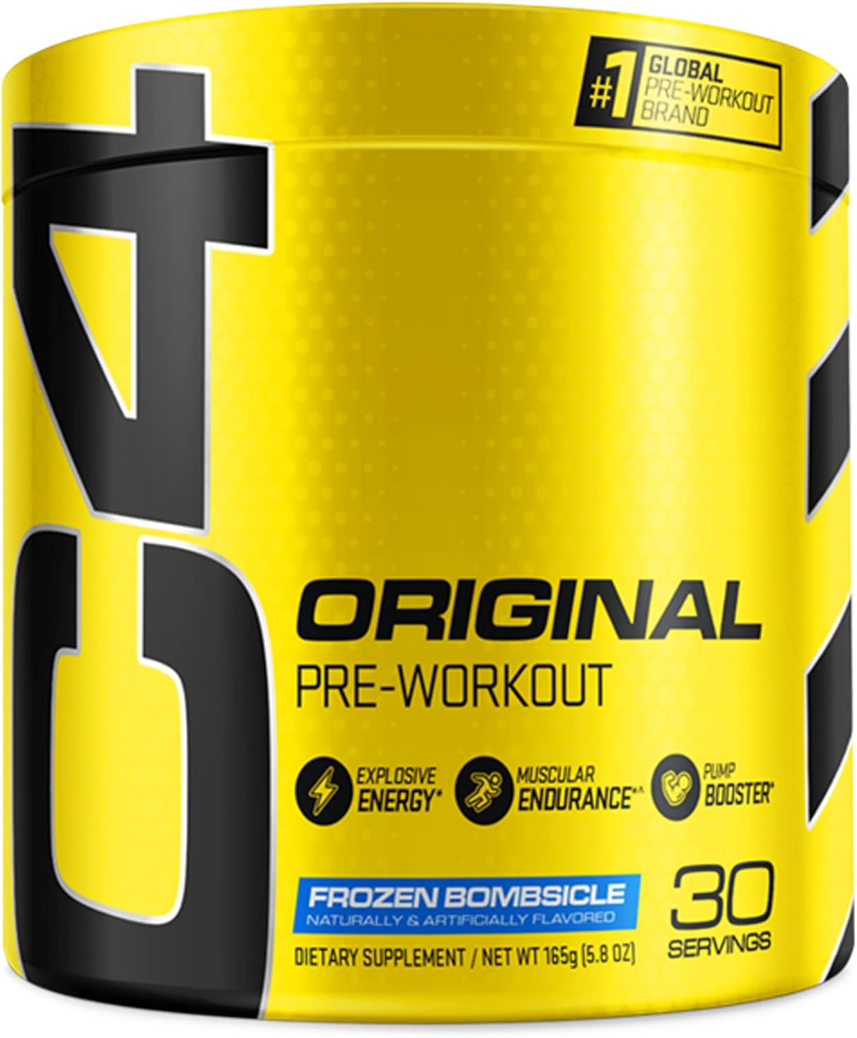 Cellucor C4 Original Pre Workout Powder Frozen Bombsicle Sugar Free Preworkout Energy for Men & Women 150mg Caffeine + Beta Alanine + Creatine – 30 Servings (Packaging May Vary)