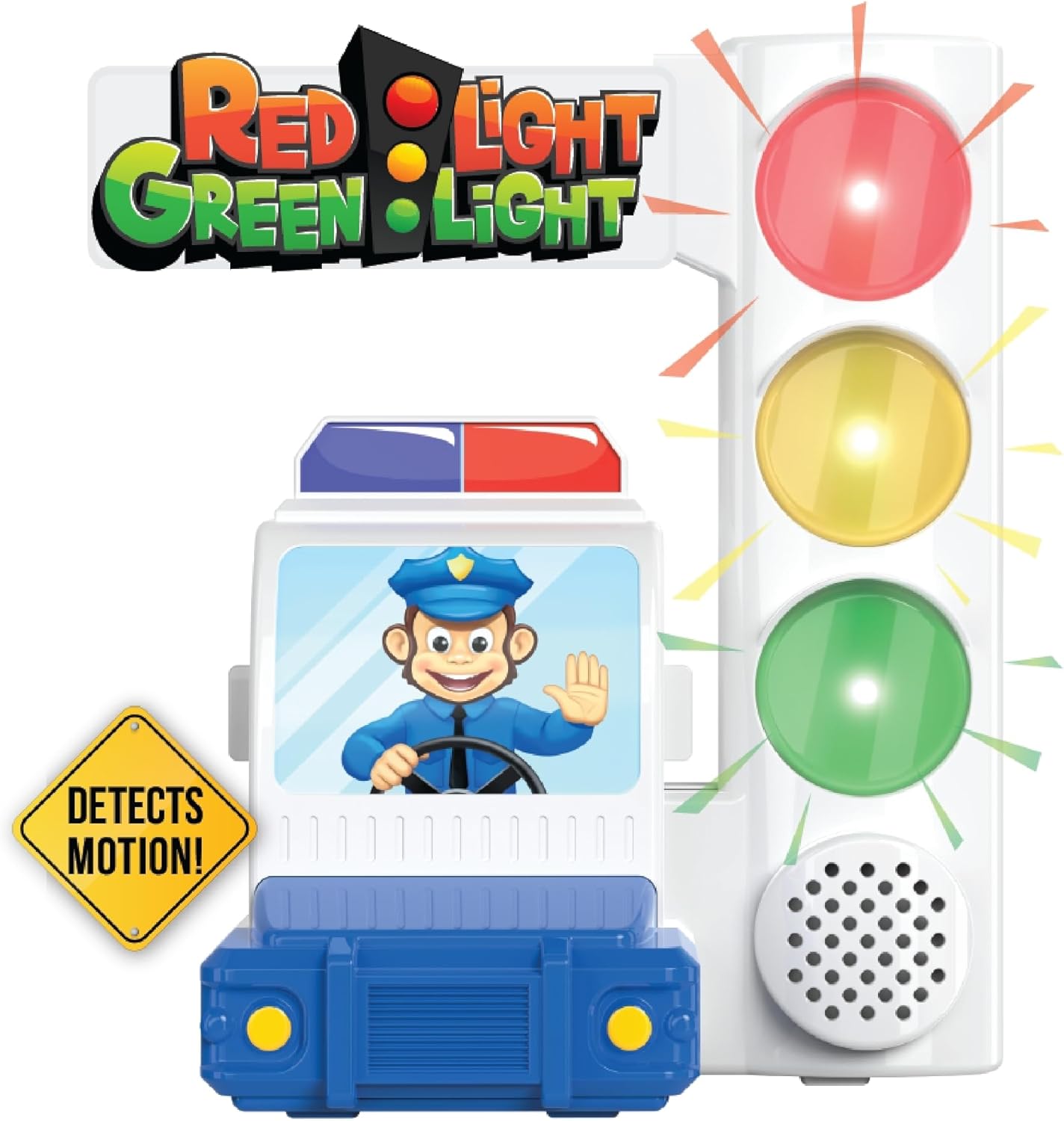 Move2Play, Red Light Green Light Game with Motion Sensing | Family & Birthday Party Game | Christmas Gift for Kids, Preschool, & Toddlers Ages 2, 3, 4, 5, 6, 7+ Year Olds | Travel, Indoor, Outdoor