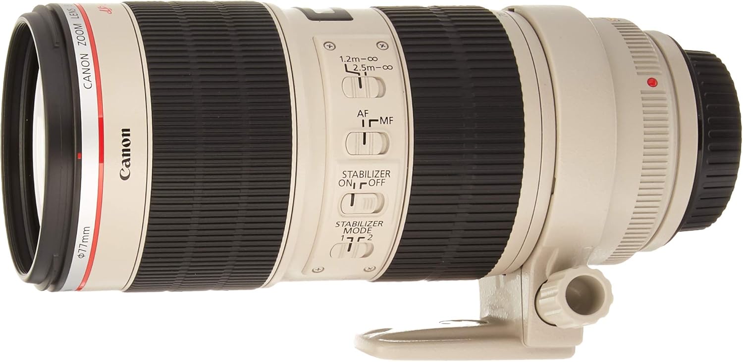 Canon EF 70-200mm f/2.8L is II USM Telephoto Zoom Lens for Canon SLR Cameras (Renewed)