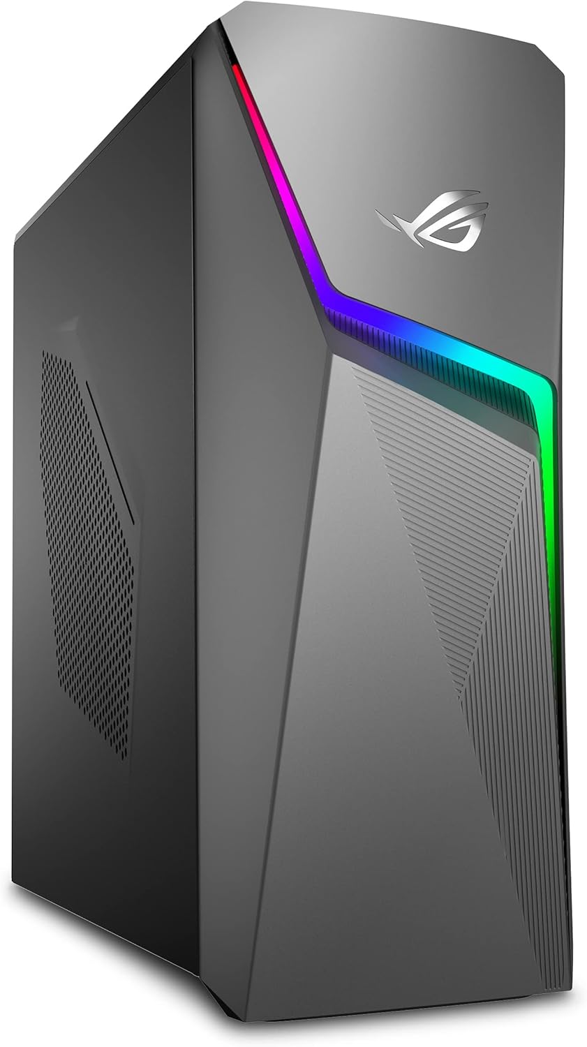 ASUS ROG Strix G10 Gaming Desktop PC, Intel Core i5-11400F, GeForce RTX 3060, 16GB DDR4 RAM, 512GB PCIe SSD, Wi-Fi 5, Windows 11 Home, G10CE-US564