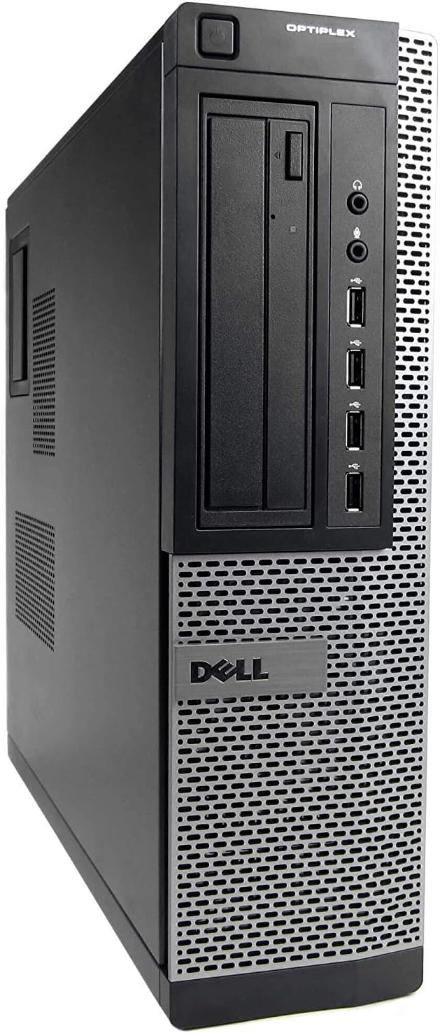 Dell Desktop Computer, Quad Core i5 3.1GHz, 8GB Ram, 500GB, Dual 22inch LCD, DVD, Wi-Fi, Keyboard, Mouse, Bluetooth, Windows 10 Pro Compatible OptiPlex 790 (Renewed)