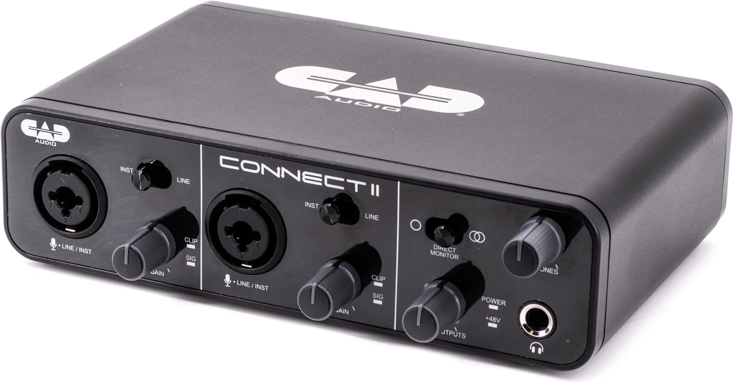 CAD Audio CX2 2×2 USB Interface 24 Bit/96KHz