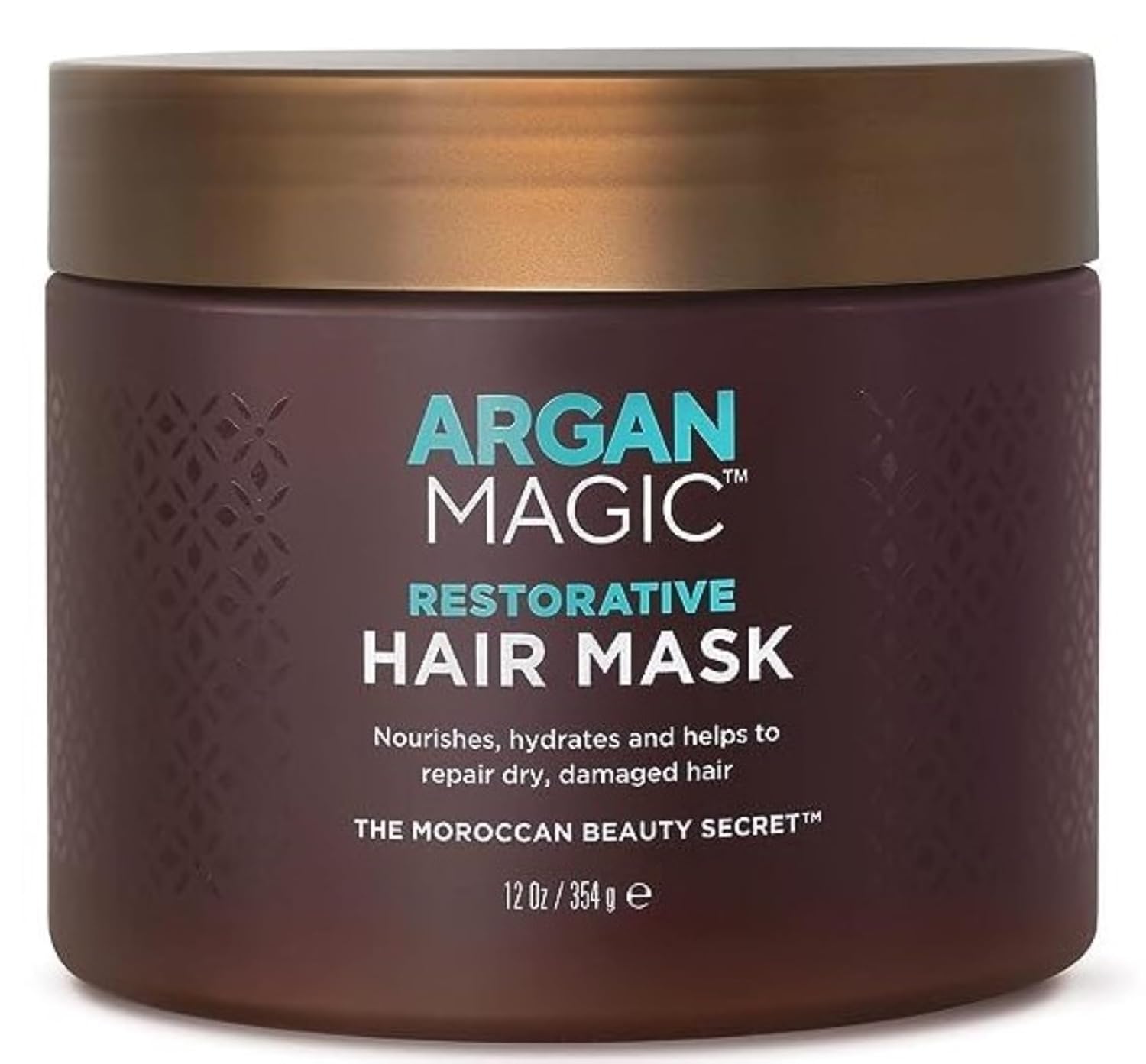 Argan Magic Restorative Hair Mask – Protein Rich Conditioning Hair Mask that Hydrates, Restores And Repairs Damaged Hair | Made in USA, Paraben Free, Cruelty Free (12 oz)