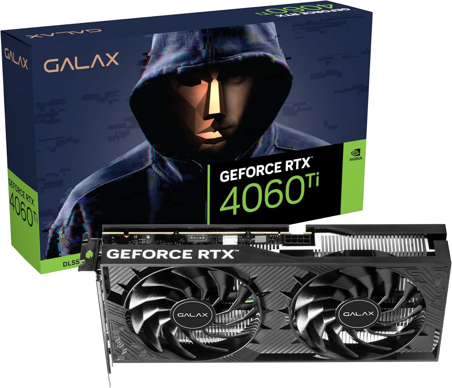 GALAX GeForce RTX 4060 Ti 1-Click OC V2, Xtreme Tuner App Control, 8GB, GDDR6, 128-bit, DP*3/HDMI 2.1/DLSS 3/Gaming Graphics Card