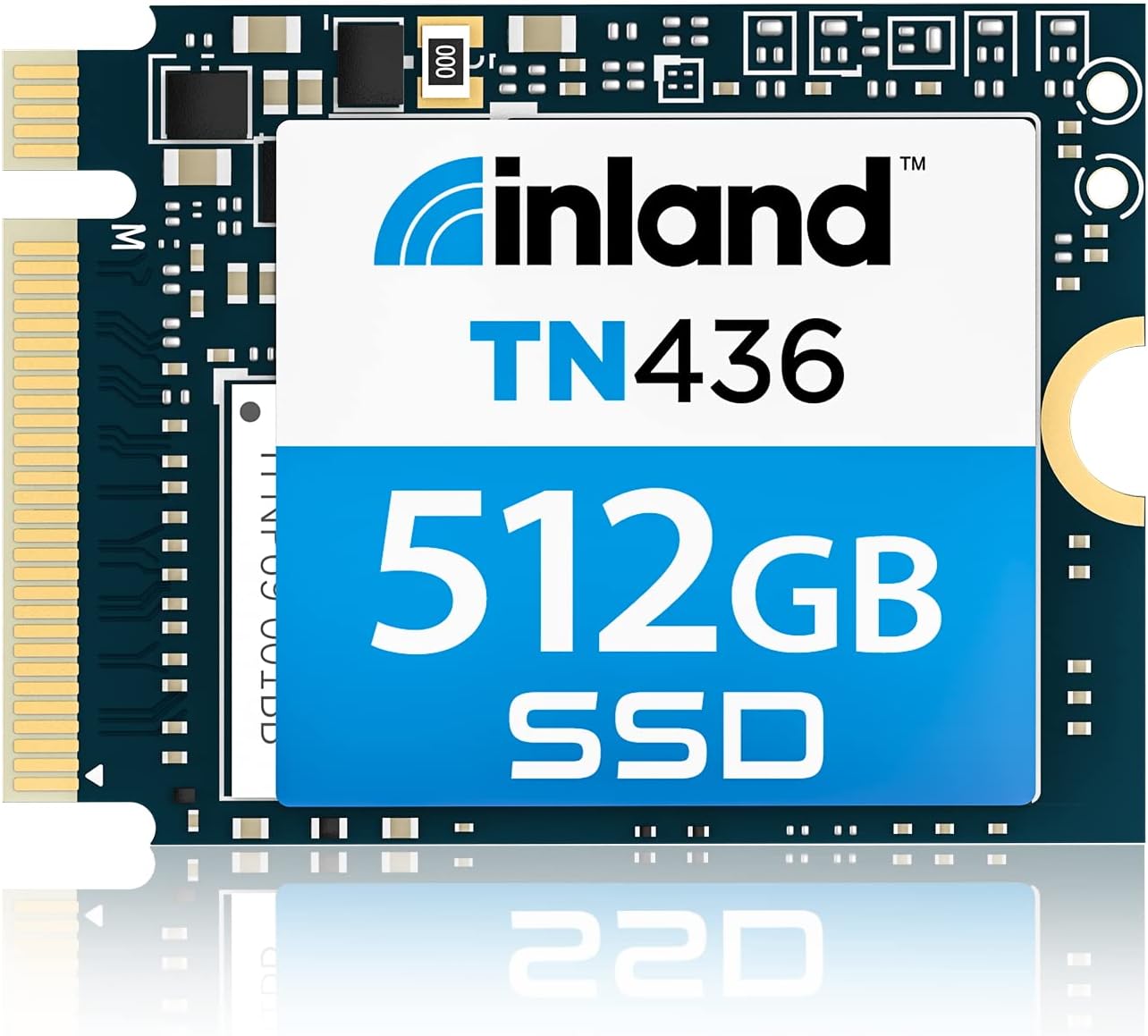 INLAND TN436 512GB M.2 2230 SSD PCIe Gen 4.0×4 NVMe Internal Solid State Drive, 3D TLC NAND Gaming Internal SSD, Compatible with Steam Deck ROG Ally Mini PCs