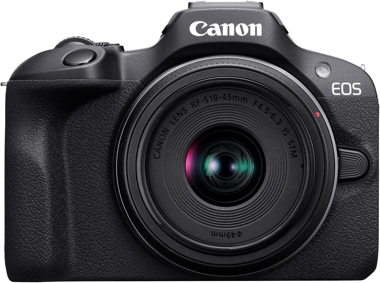 Canon EOS R100 Mirrorless Camera RF-S18-45mm F4.5-6.3 is STM & RF-S55-210mm F5-7.1 is STM Lens Kit, 24.1 Megapixel CMOS (APS-C) Sensor, 4K Video, RF Mount, Black