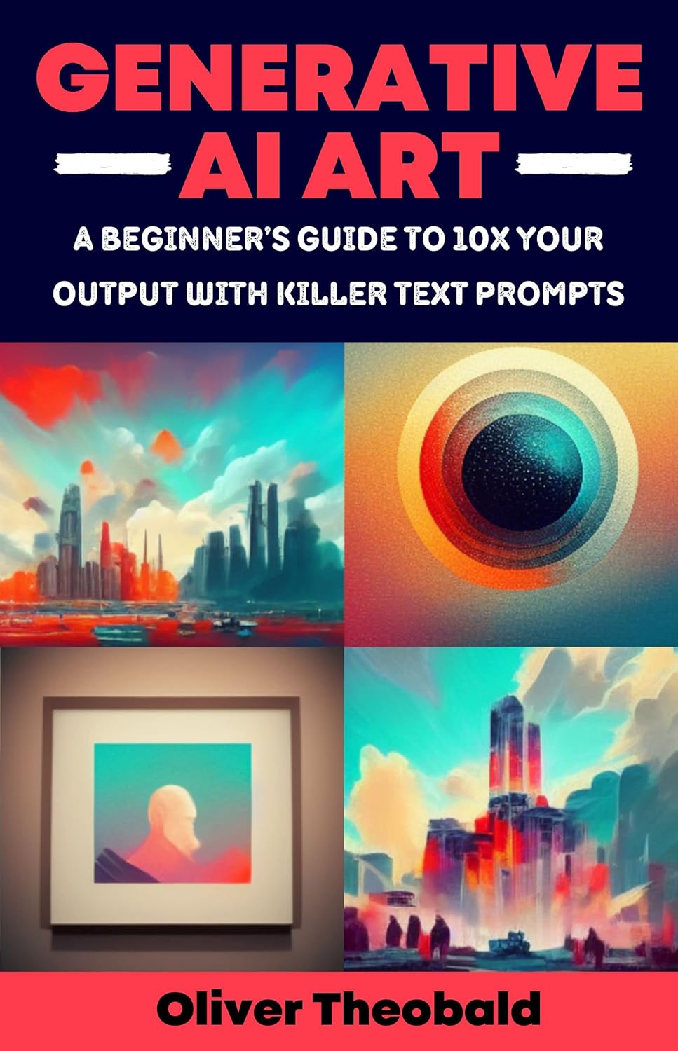 Generative AI Art: A Beginner’s Guide to 10x Your Output with Killer Text Prompts (Midjourney, DALL-E 2, Craiyon) (2024 AI Text Prompt Engineering Series Book 1)