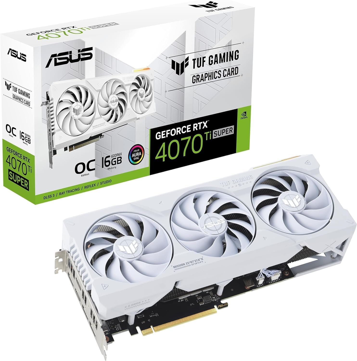 ASUS RTX 4070 TI SUPER TUF GAMING WHT OC