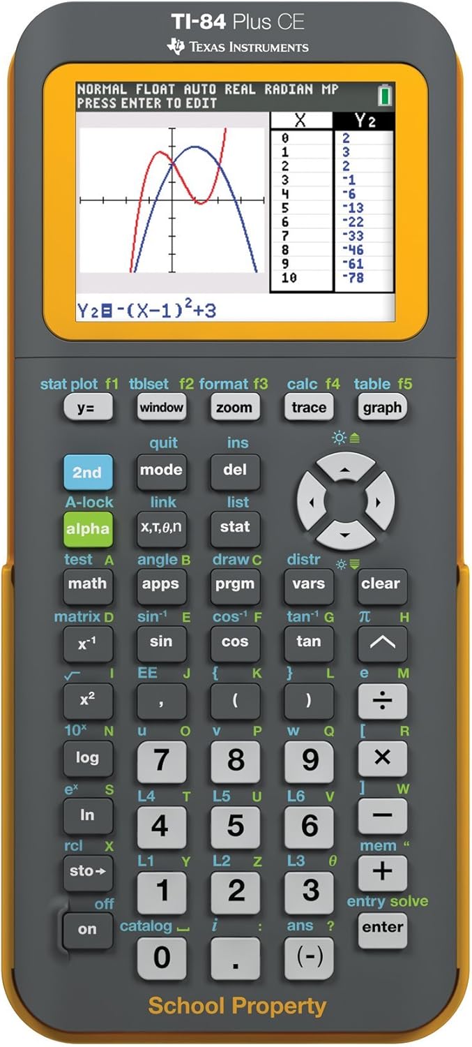 Texas Instruments TI-84 Plus CE Teacher’s 10 Pack Graphing Calculator (Renewed)