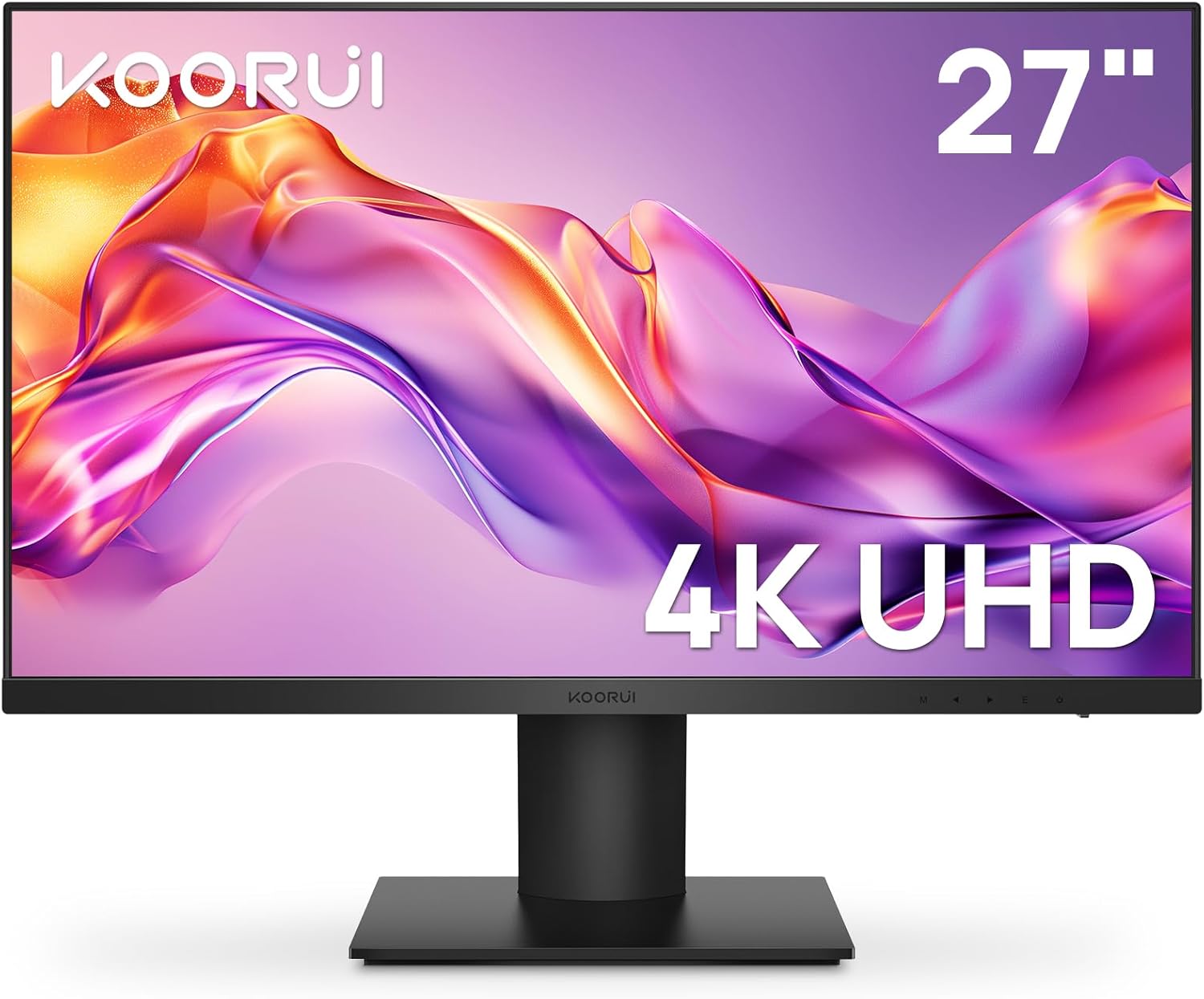 KOORUI 27 Inch 4K UHD(3840 * 2160) Monitor IPS Ultra-Thin Computer Monitor up to 70Hz with 90% DCI-P3 Displayport&HDMI VESA HDR10 (N07)