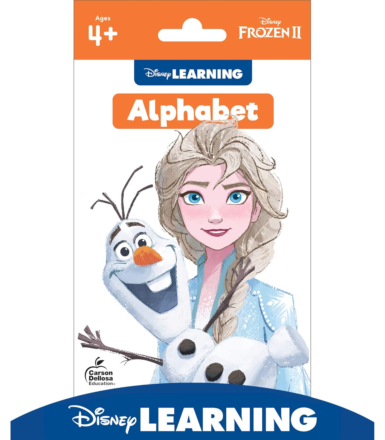 Disney Learning Frozen 2 Alphabet Flash Cards, ABC Flash Cards for Toddlers 2-4 Years, Letter and Sound Recognition With Basic Sight Word Vocabulary for Reading and Writing Readiness, Ages 4+