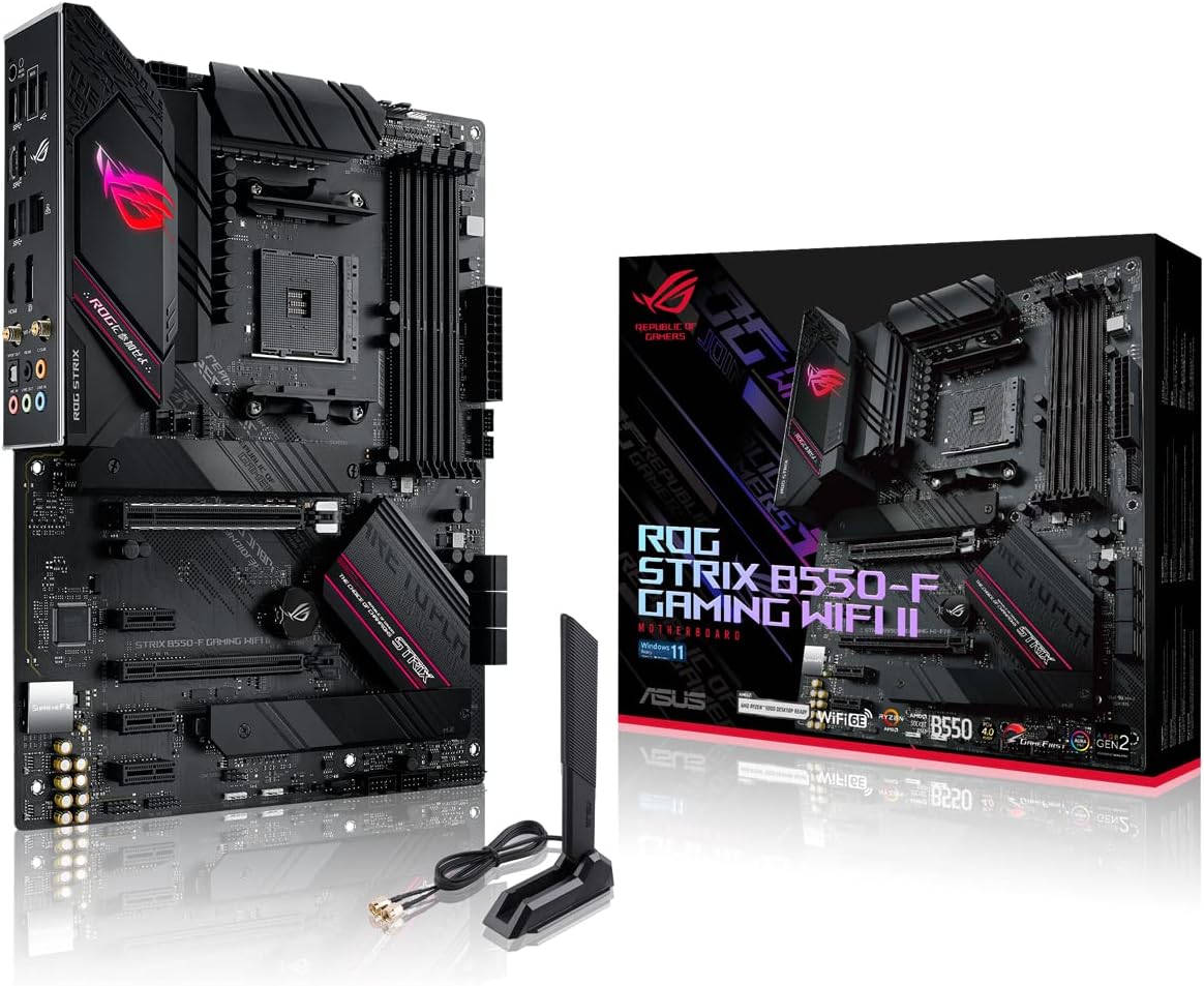 ASUS ROG Strix B550-F Gaming WiFi II AMD Socket AM4 ATX DDR4 Motherboard