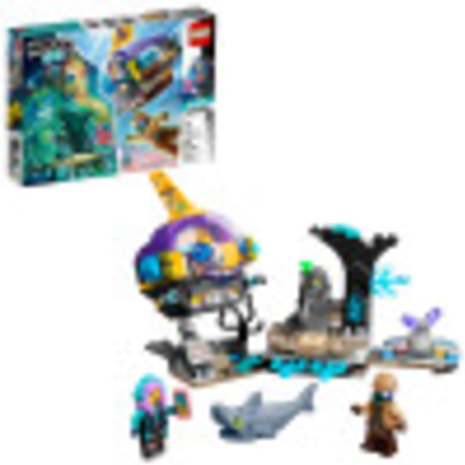 LEGO Hidden Side J.B.’s Submarine 70433, Augmented Reality (AR) Ghost Toy, Featuring a Submarine, App-Driven Ghost-Hunting Kit, Includes 3 Minifigures and a Shark Figure (224 Pieces)