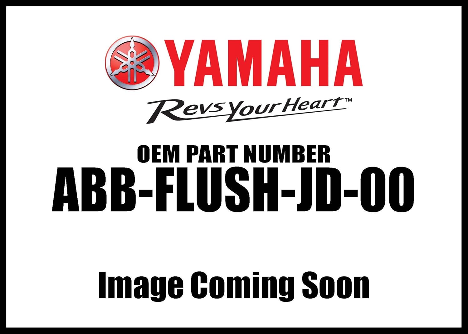 Yamaha ABB-FLUSH-JD-00 Jet Drive Flush; ABBFLUSHJD00 Made by Yamaha