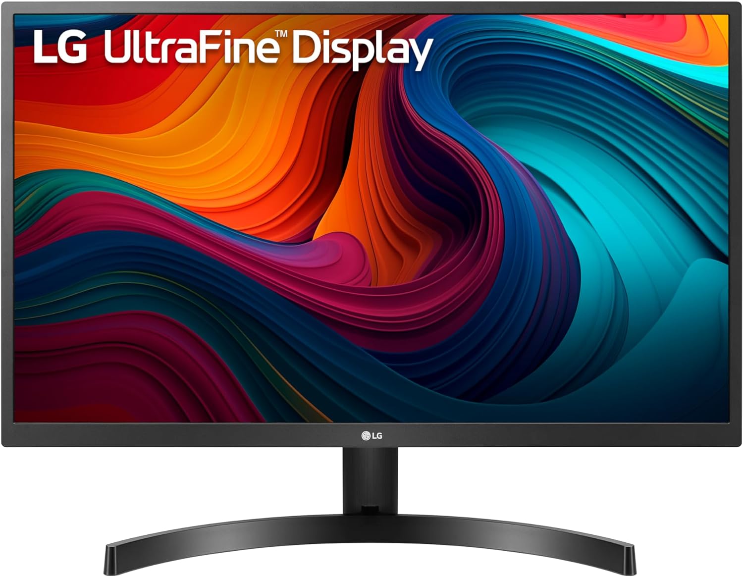 LG 27UK500-B Monitor 27” UltraFine (3840 x 2160) IPS Display, AMD FreeSync Technology, sRGB 98% Color Gamut, HDR 10, OnScreen Control, Wall Mountable – Black