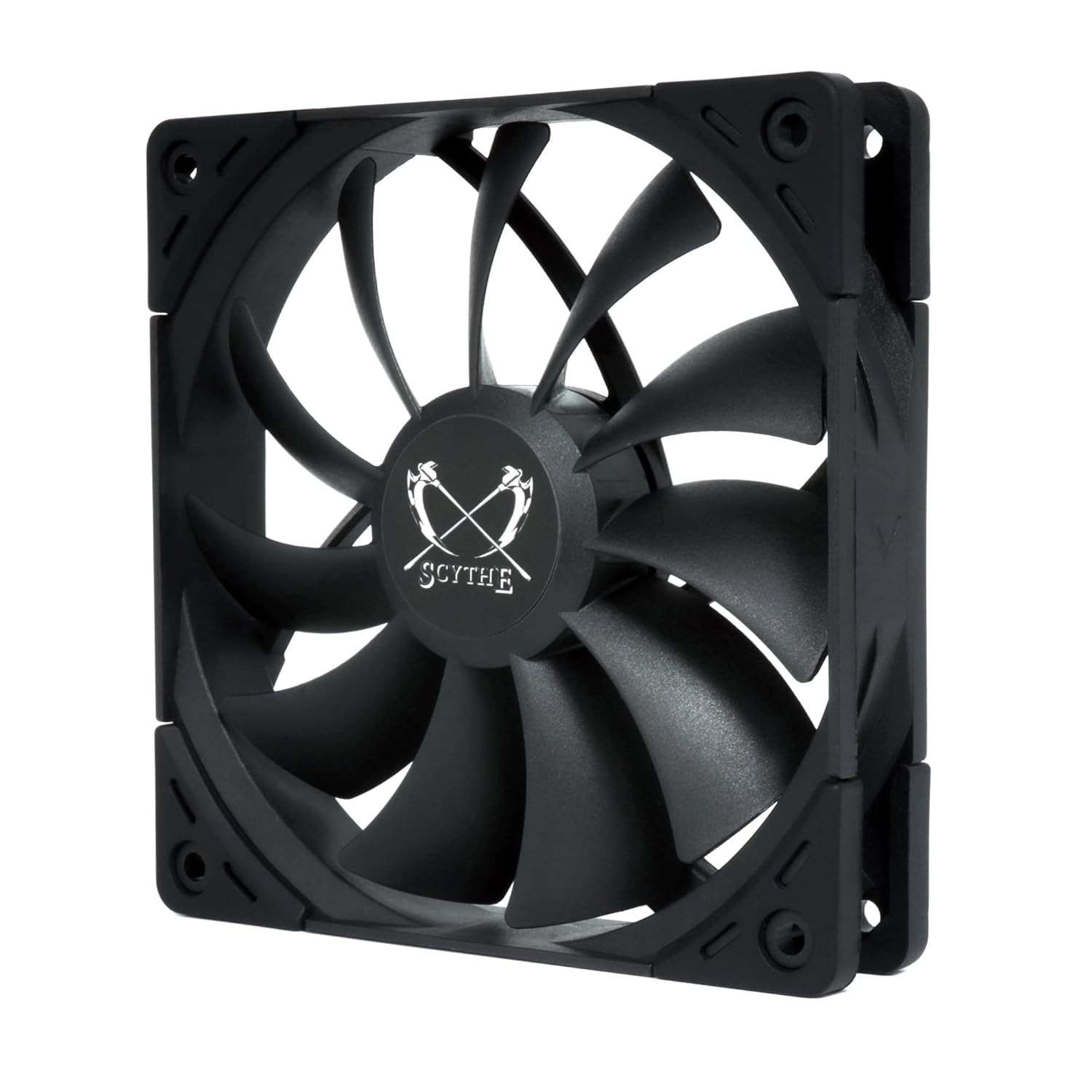 Scythe Kaze Flex II 120 PWN, 120mm x 25mm Air Flow Optimized Quiet Operating Computer Case Fan, Fluid Dynamic Bearing, 4-Pin Connector (2000 RPM, 5)