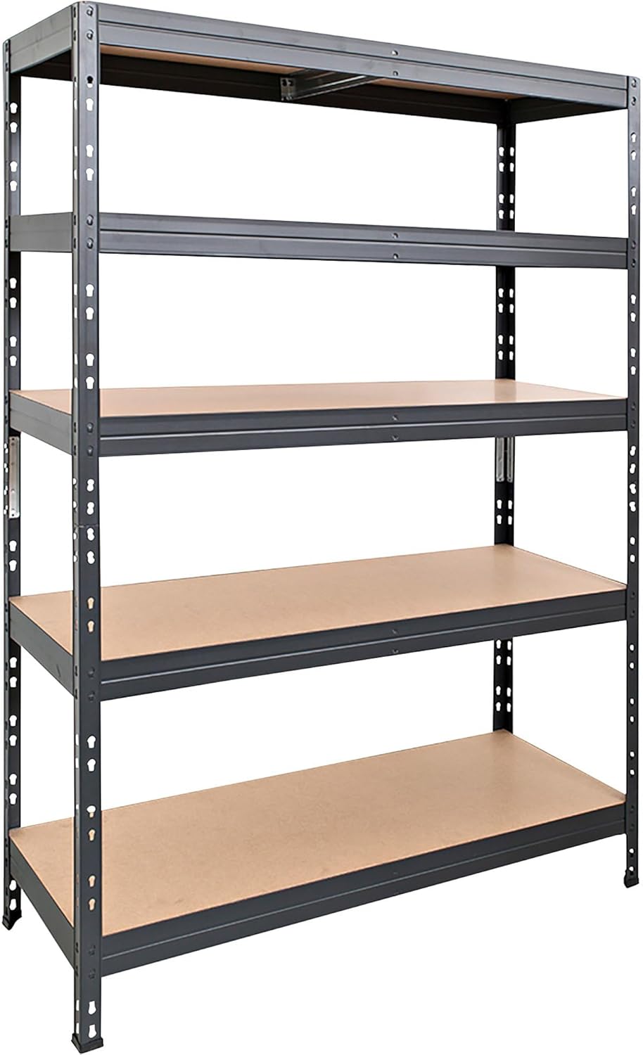 Heavy-Duty Garage Shelving, 5-Shelf Unit, 800-Lb. Capacity Per Shelf, 36in.W x 18in.D x 70in.H, Model# TR18C505KGEDD9G00