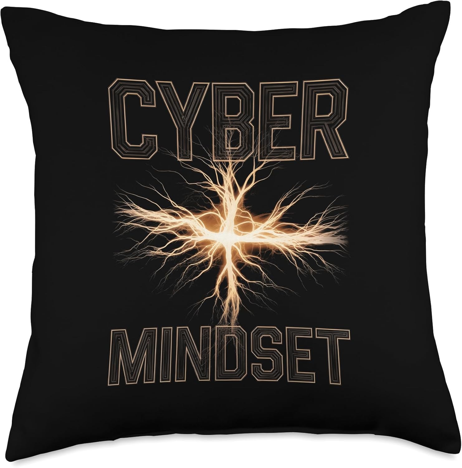 AI Artificial Intelligence Cyber Mindset Throw Pillow