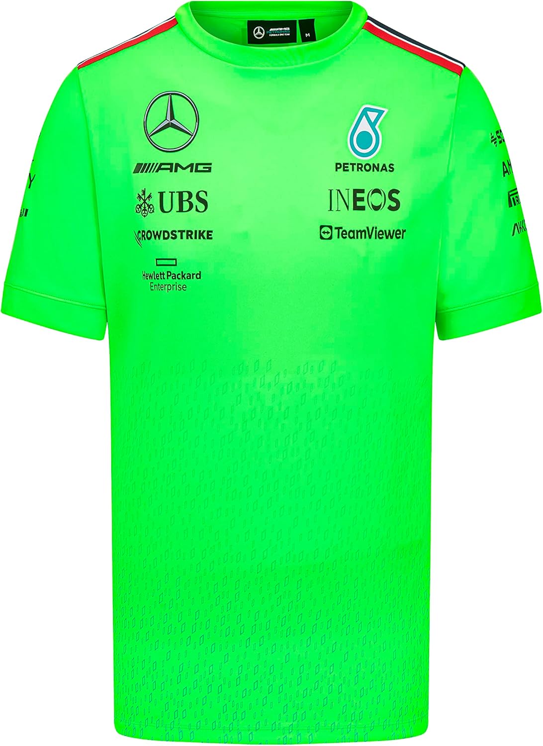 Mercedes AMG Petronas Formula One Team – 2023 Team Setup T-Shirt – Green – Men – Size: S