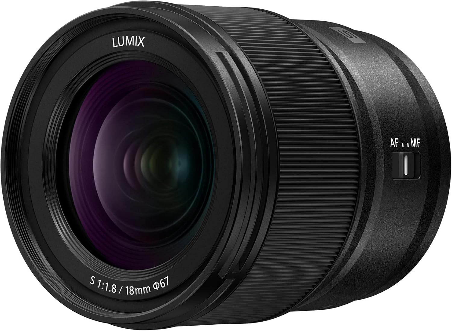 Panasonic LUMIX S Series Camera Lens, 18mm F1.8 L-Mount Interchangeable Lens for Mirrorless Full Frame Digital Cameras – S-S18 Black