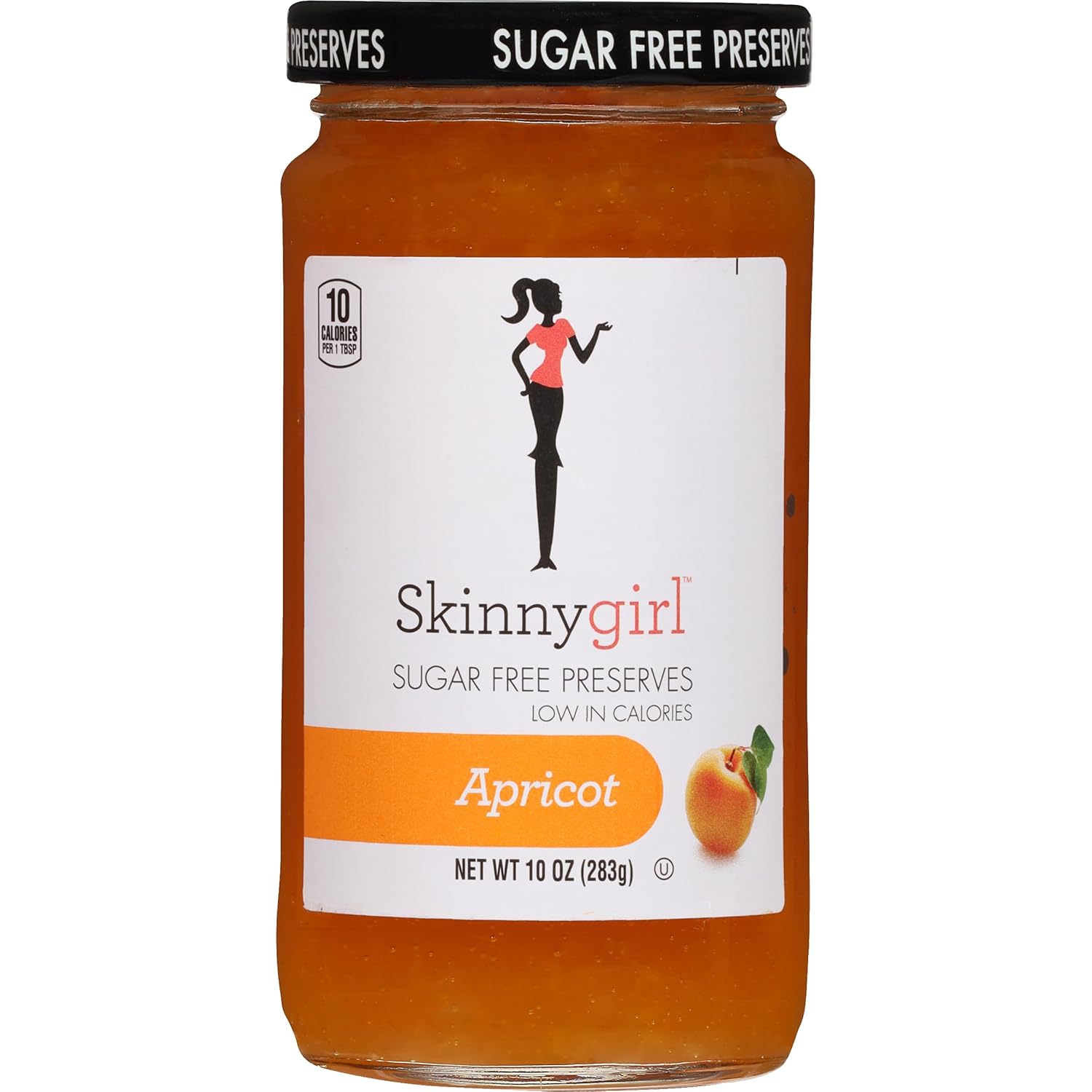 Skinnygirl Sugar Free Kosher Preserves, Apricot, 10 Ounce