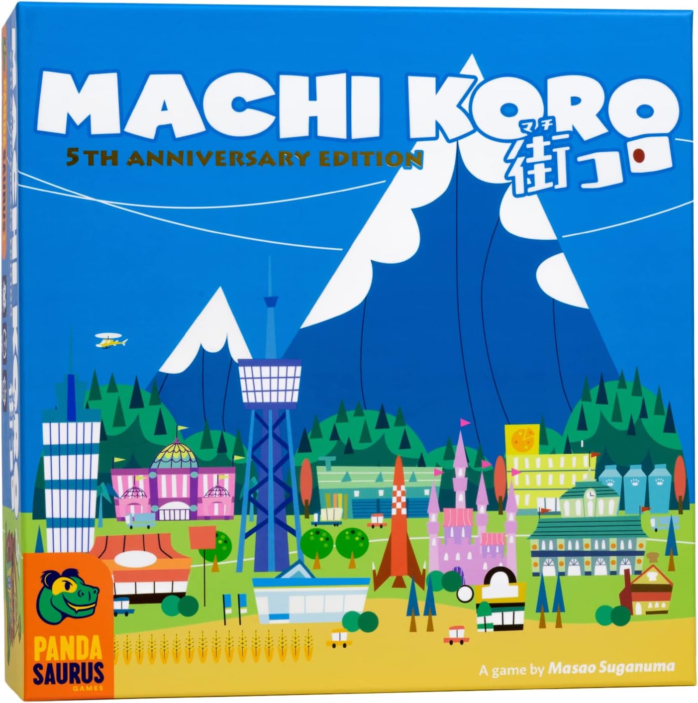 Machi Koro Board Game The Ultimate City-Building Game! Fast-Paced Dice Rolling Strategy Game for Kids and Adults, Ages 8+, 2-4 Players, 30 Minute Playtime, Made by Pandasaurus Games