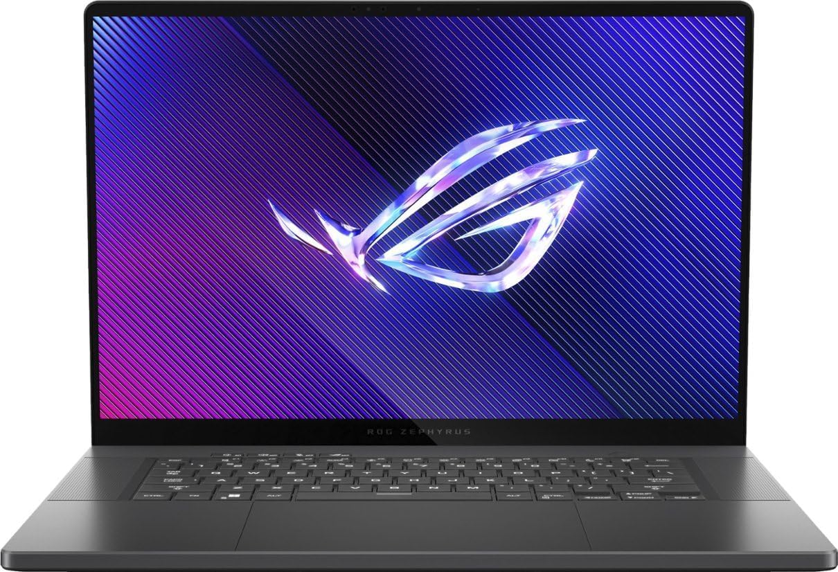 ASUS ROG Zephyrus 2024 16″ OLED 240Hz Gaming Laptop, Intel Core Ultra 9 185H, 16GB DDR5x RAM, 1TB NVMe SSD, NVIDIA GeForce RTX 4070, Windows 11 Pro