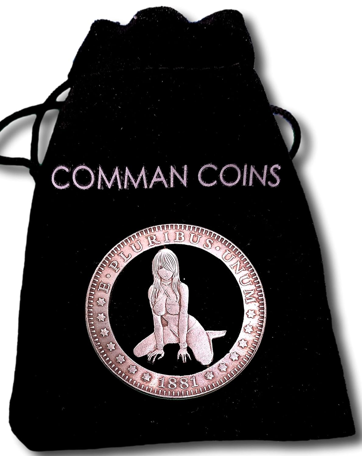 Hobo Coin Hand Cut Dollar Sexy Woman Anime Manga Girl Posing BDSM Seduction Karma Sutra Nude Cosplay