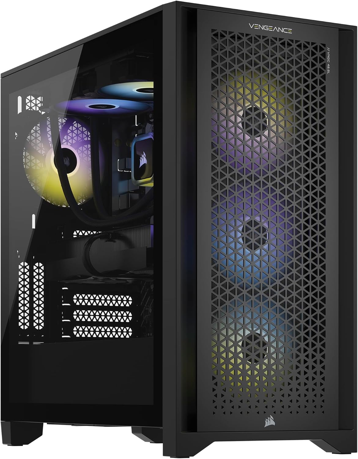 Corsair Vengeance i7500 Series Gaming PC – Liquid Cooled Intel Core i9 14900KF CPU – NVIDIA GeForce RTX 4090 GPU – 64GB Vengeance RGB DDR5 Memory – 2TB M.2 SSD – Black