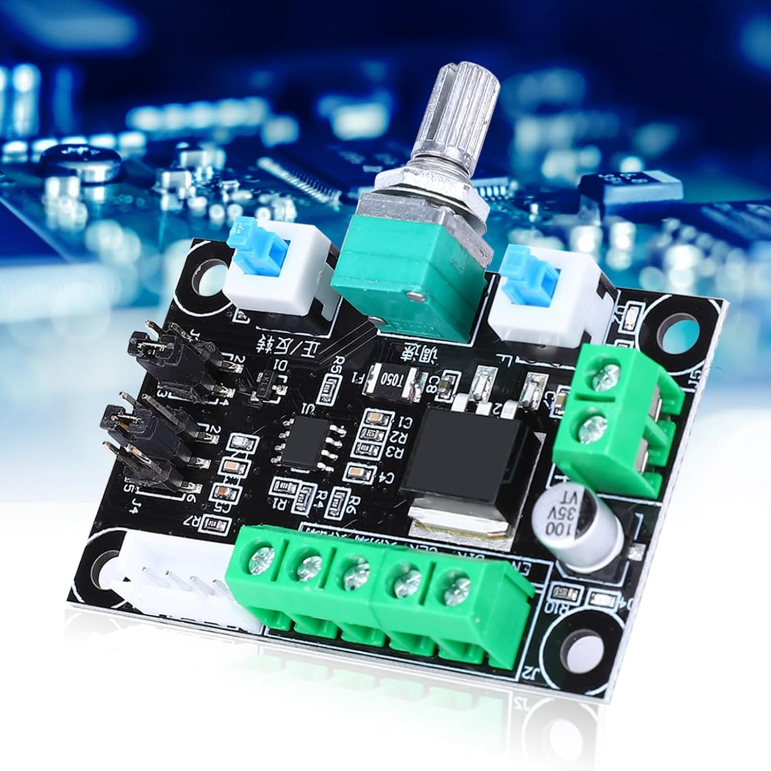 Stepper Motor Drive Controller, Pulse Generation Module, PWM Speed Control with High 5.4k, 160kHz, 16.6kHz Low, Easy Control Platform for Stepping Motor, DC Power Supply, Pulse