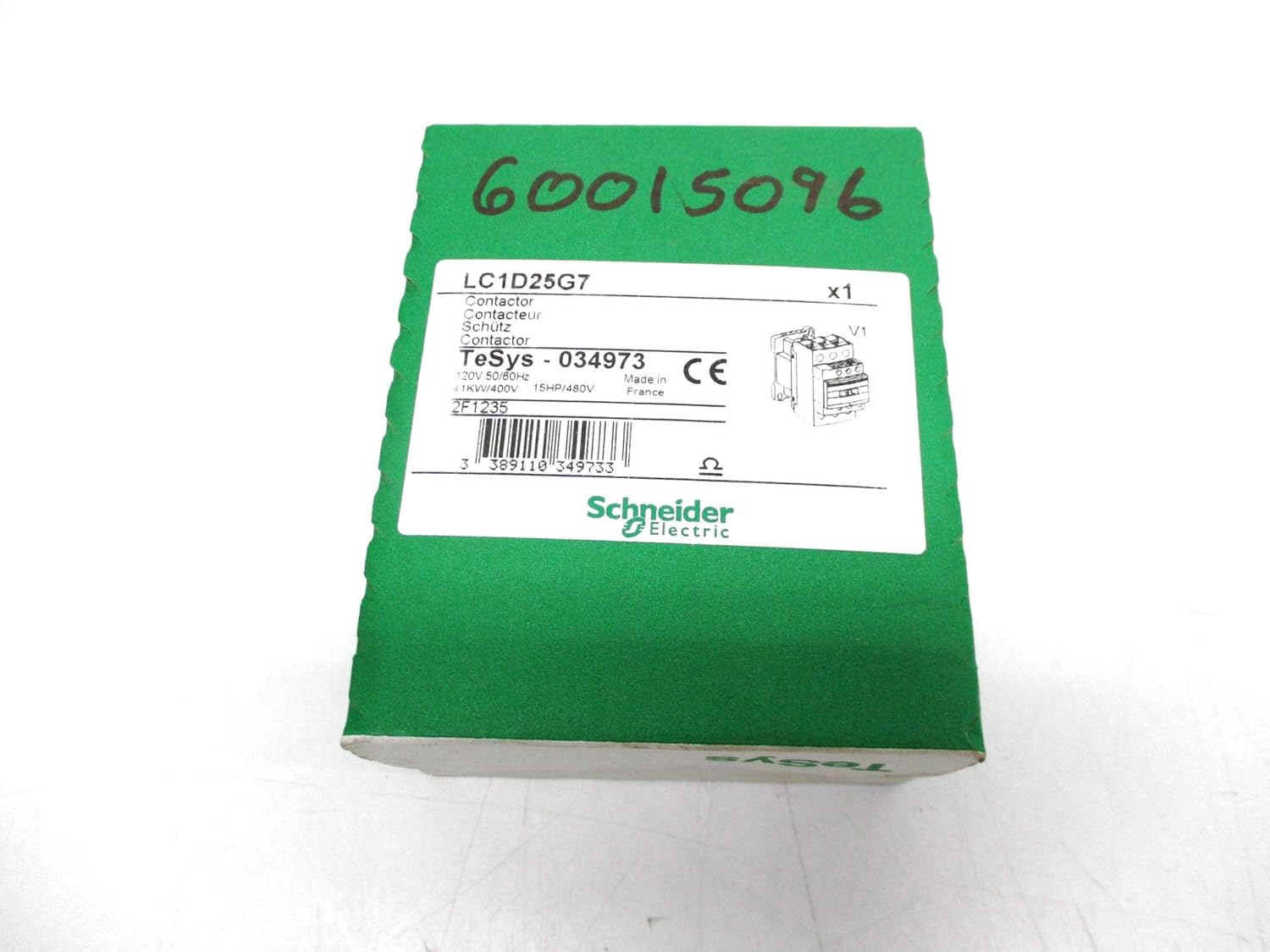 Schneider Electric LC1D25G7 120V NSFS