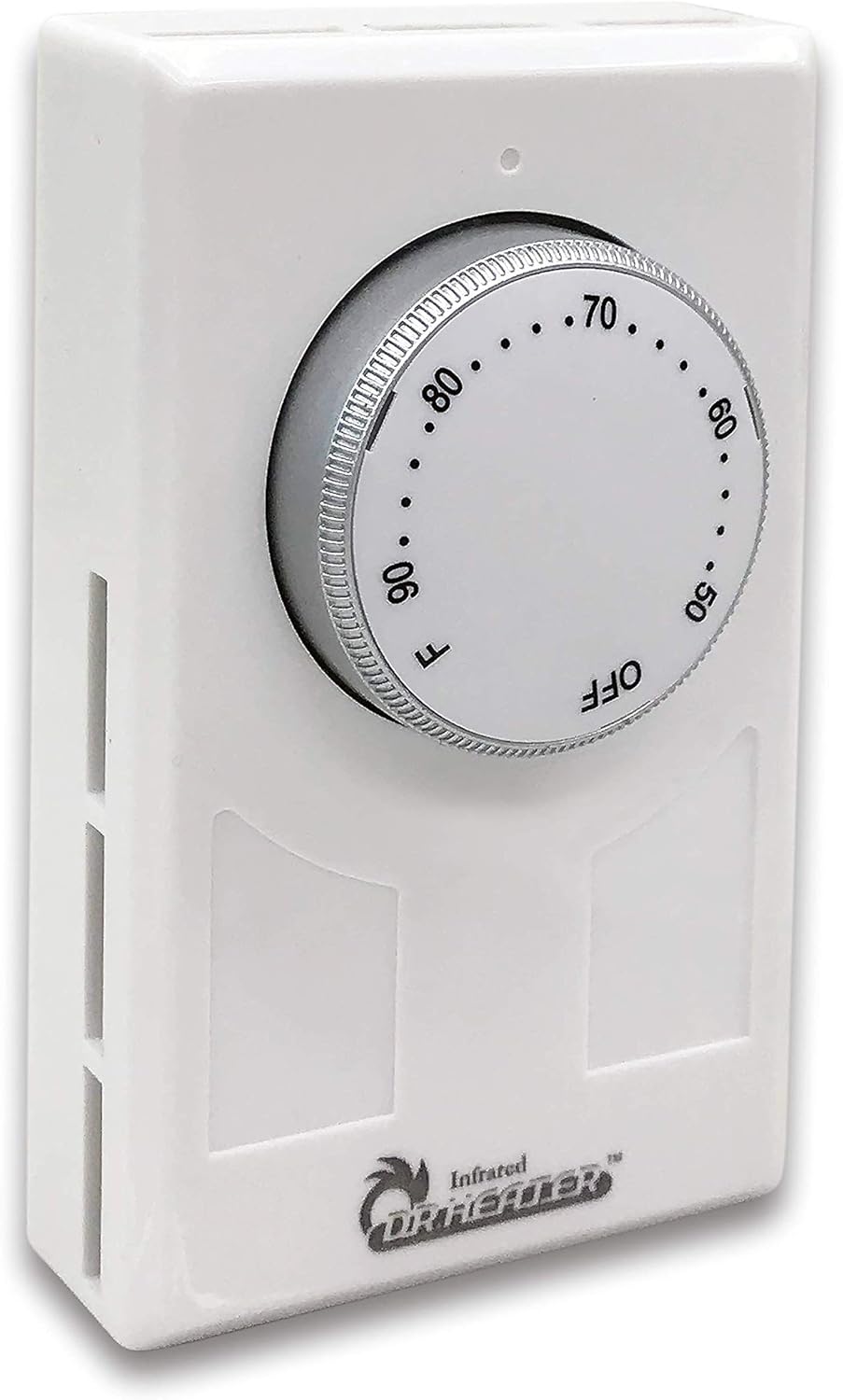 DR-001 Wall Thermostat 4 wires single or Double poles 120-277V 3360-7756W, White.