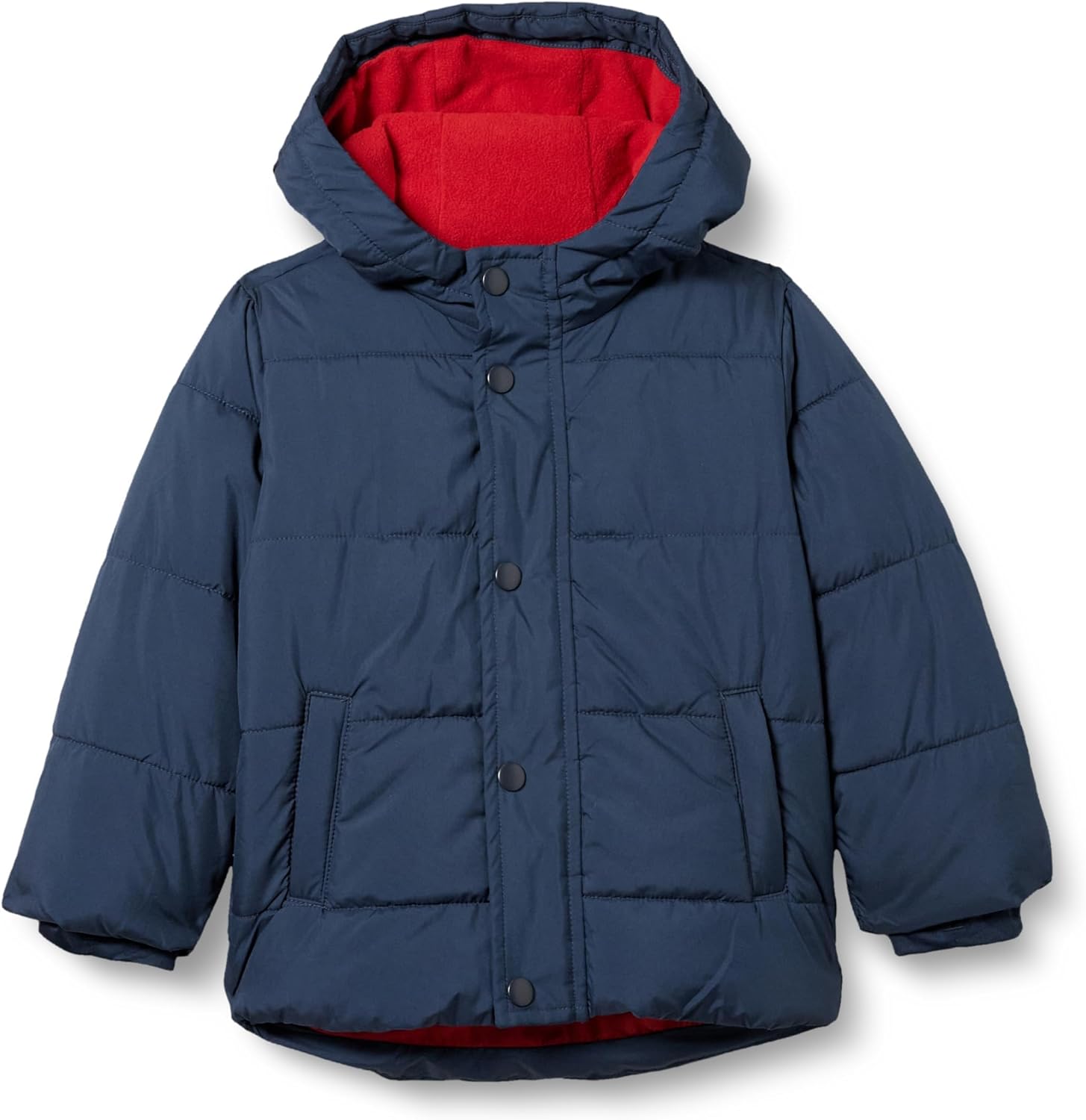 Amazon Essentials Babies, Toddlers, and Boys’ Heavyweight Hooded Puffer Jacket