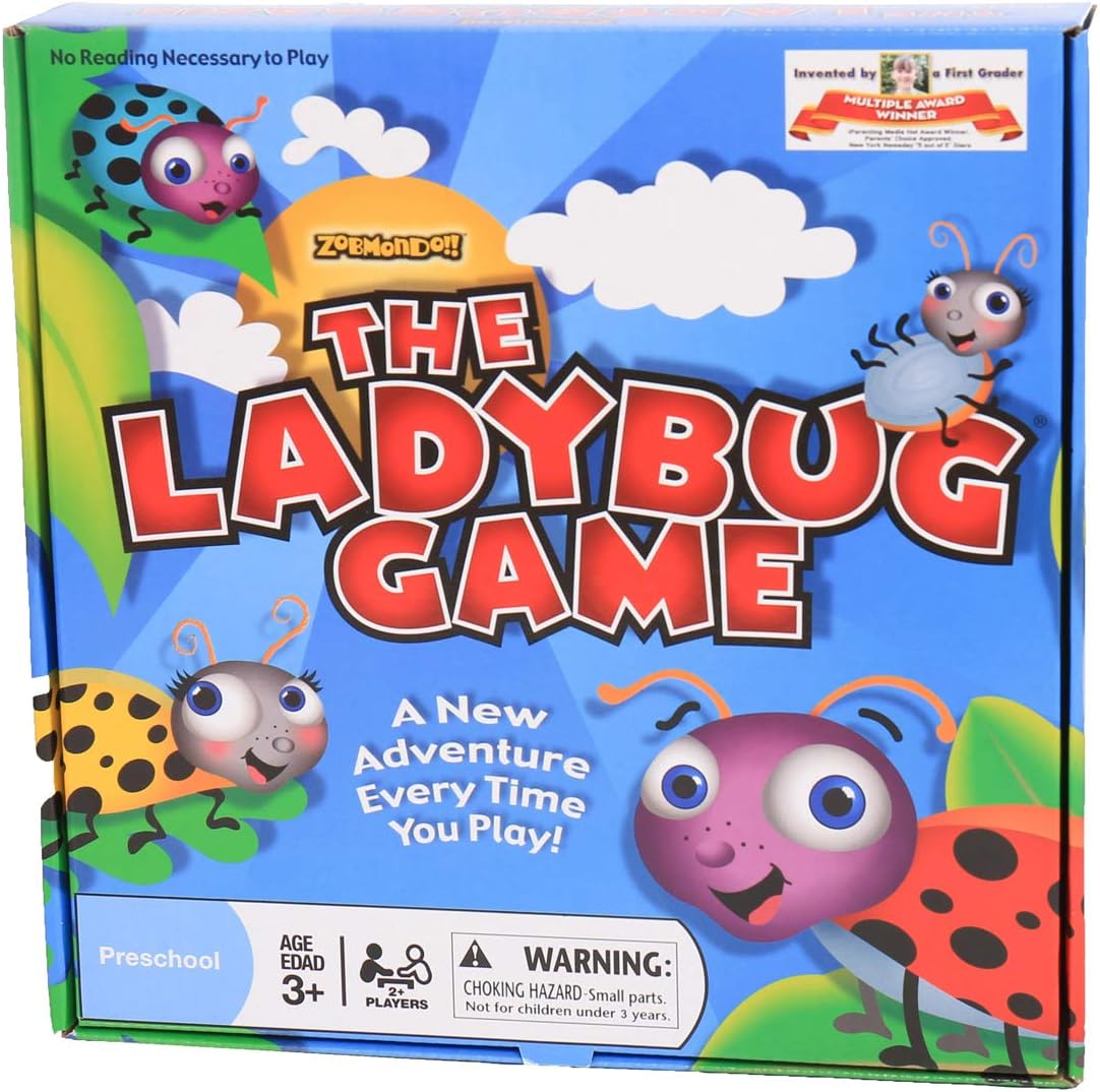 The Ladybug Game! Award Winning Kids Board Game. A Super Fun, Educational Game Your Kids and Will Love! Easy to Play, Perfect for – Birthday Gifts, Travel, Home, Parties, at Grandparents Home!