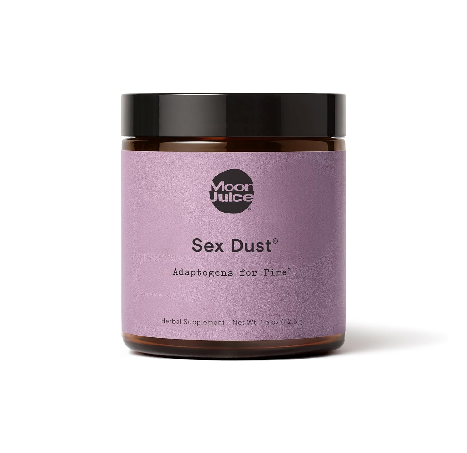 Sex Dust by Moon Juice | Adaptogen Powder Libido Booster for Hormonal Balance + Mood | Shatavari, Shilajit, Cacao Mushroom Powder Supplement | Sugar Free, Caffeine Free | 14 Servings