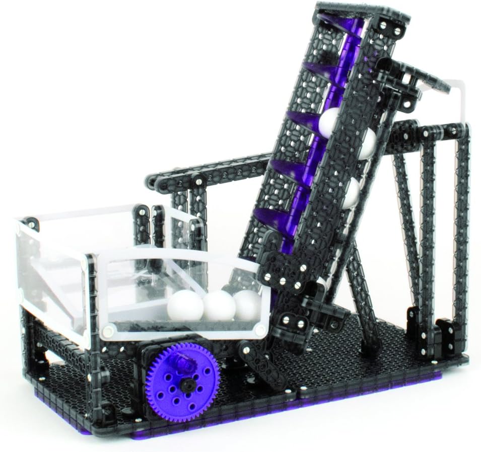 HEXBUG VEX Robotics Screw Lift Ball Machine, Purple, Black