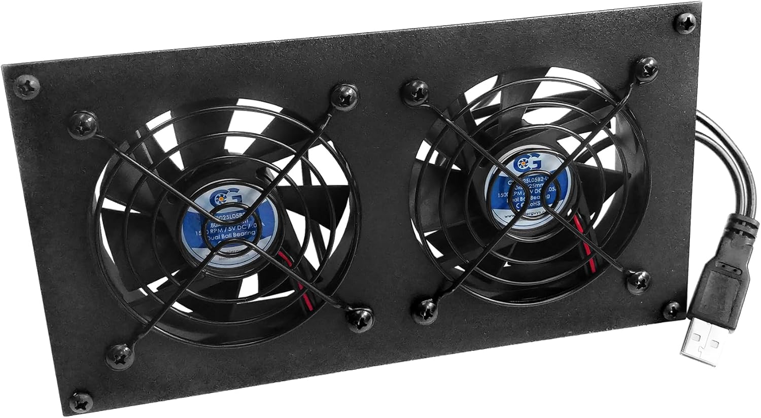 Coolerguys USB Powered Cooling Fan Kits (Dual 80mm)