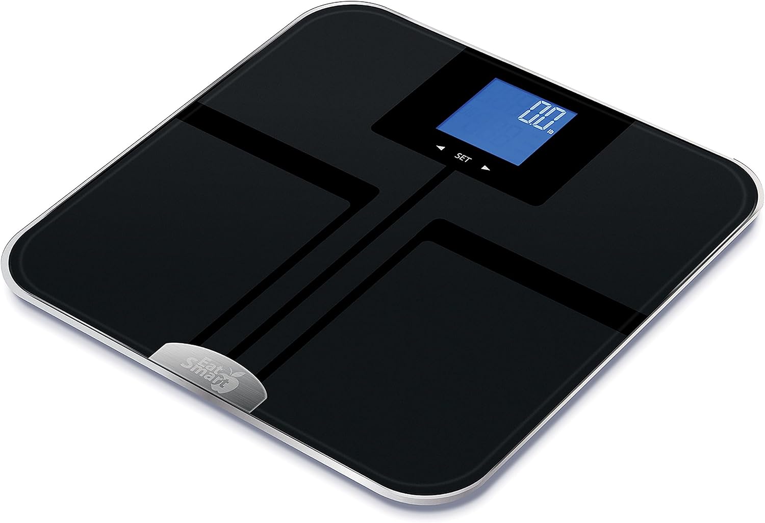 Eat Smart Digital Body Fat Scale with Auto Recognition Technology, Black