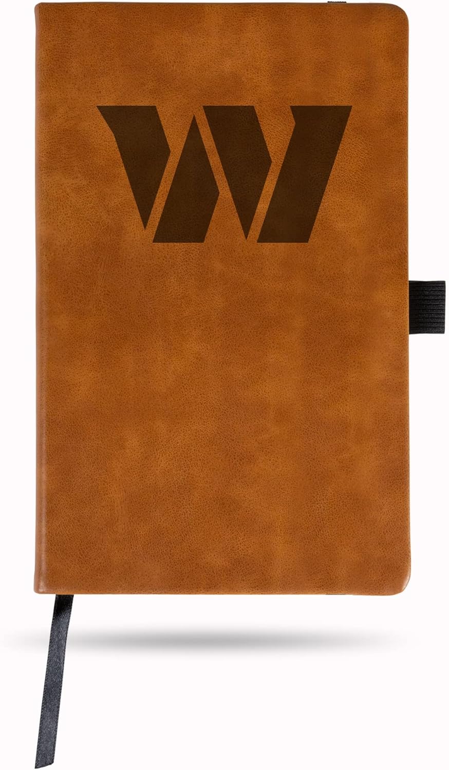 Rico Industries NFL Washington Commanders Brown Laser Engraved Small Notepad Jounral/Notepad 8.25″ x 5.25″- Office Accessory