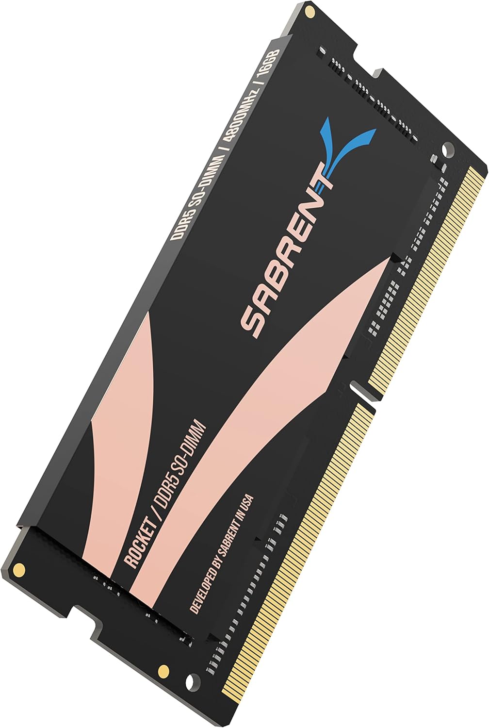 SABRENT Rocket DDR5 16GB SO-DIMM 4800MHz Memory Module for Laptop, Ultrabook, and Mini-PC (SB-DR5S-16G)