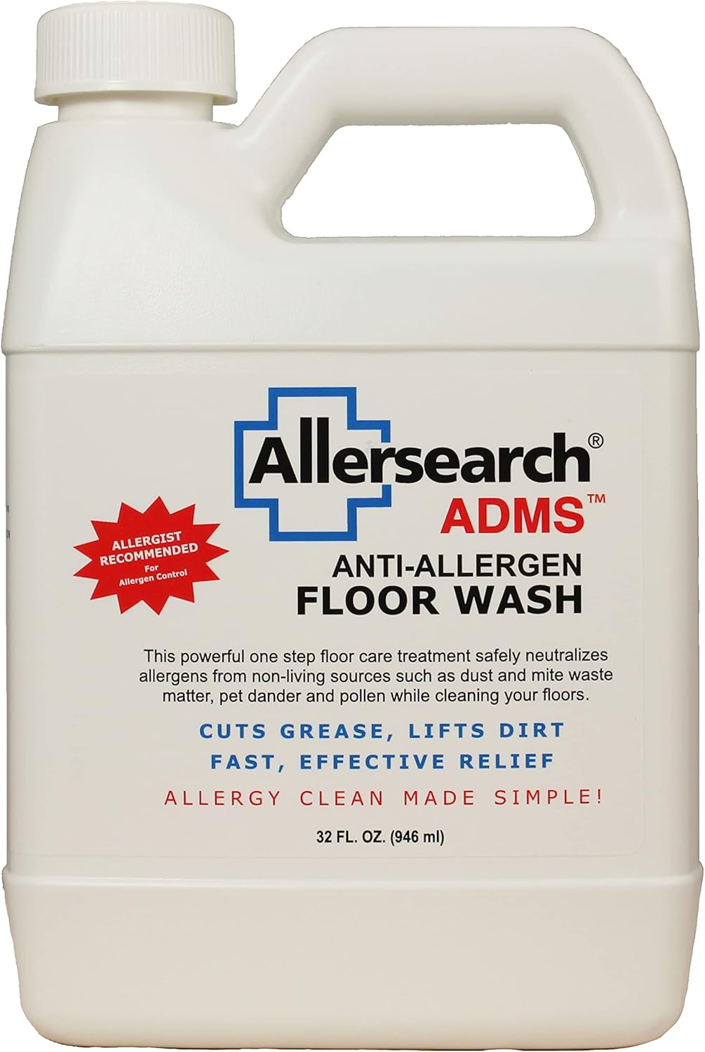 Allersearch ADMS Anti-Allergen Floor Wash 32 Oz