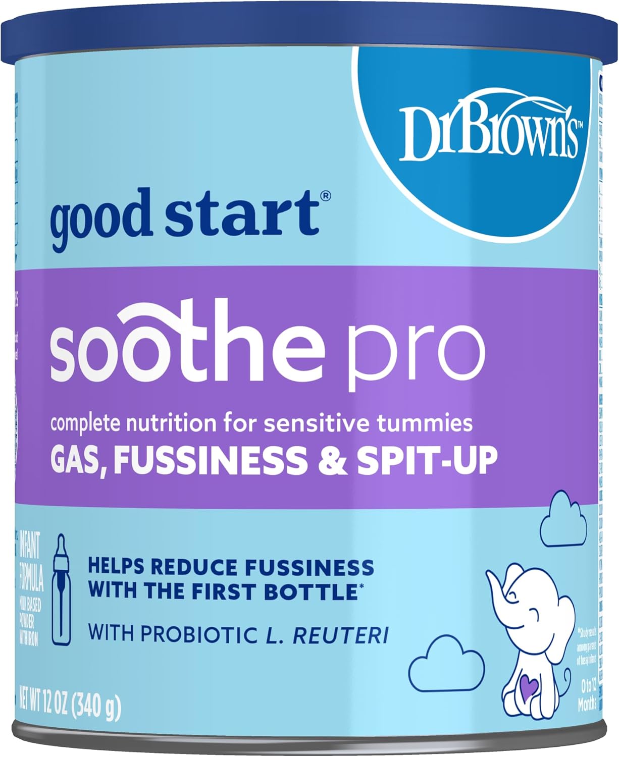 Gerber Good Start Baby Formula Powder, SoothePro Comforting Probiotics, Stage 1, 12 Ounces