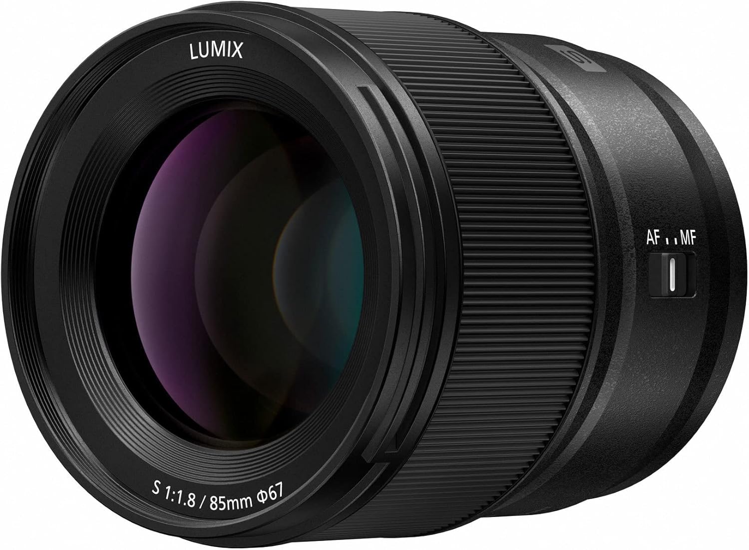 PANASONIC LUMIX S Series Camera Lens, 85mm F1.8 L Mount Interchangeable Lens for Mirrorless Full Frame Digital Cameras, S-S85, Black