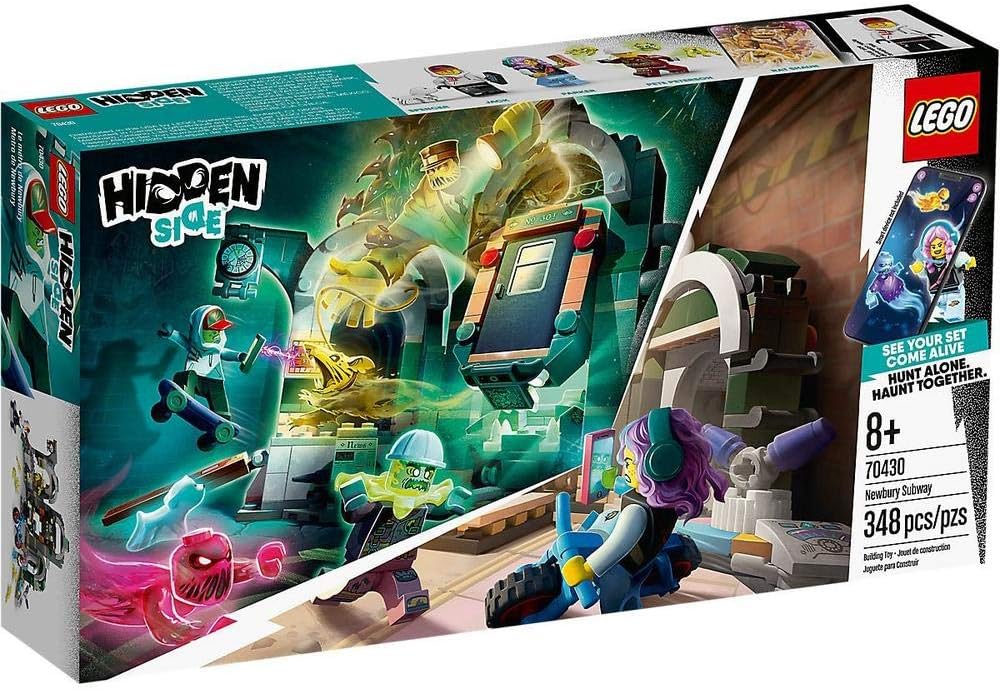 LEGO Hidden Side Newbury Subway 70430 Ghost Toy, Cool Augmented Reality Play Experience for Kids, New 2020 (348 Pieces)