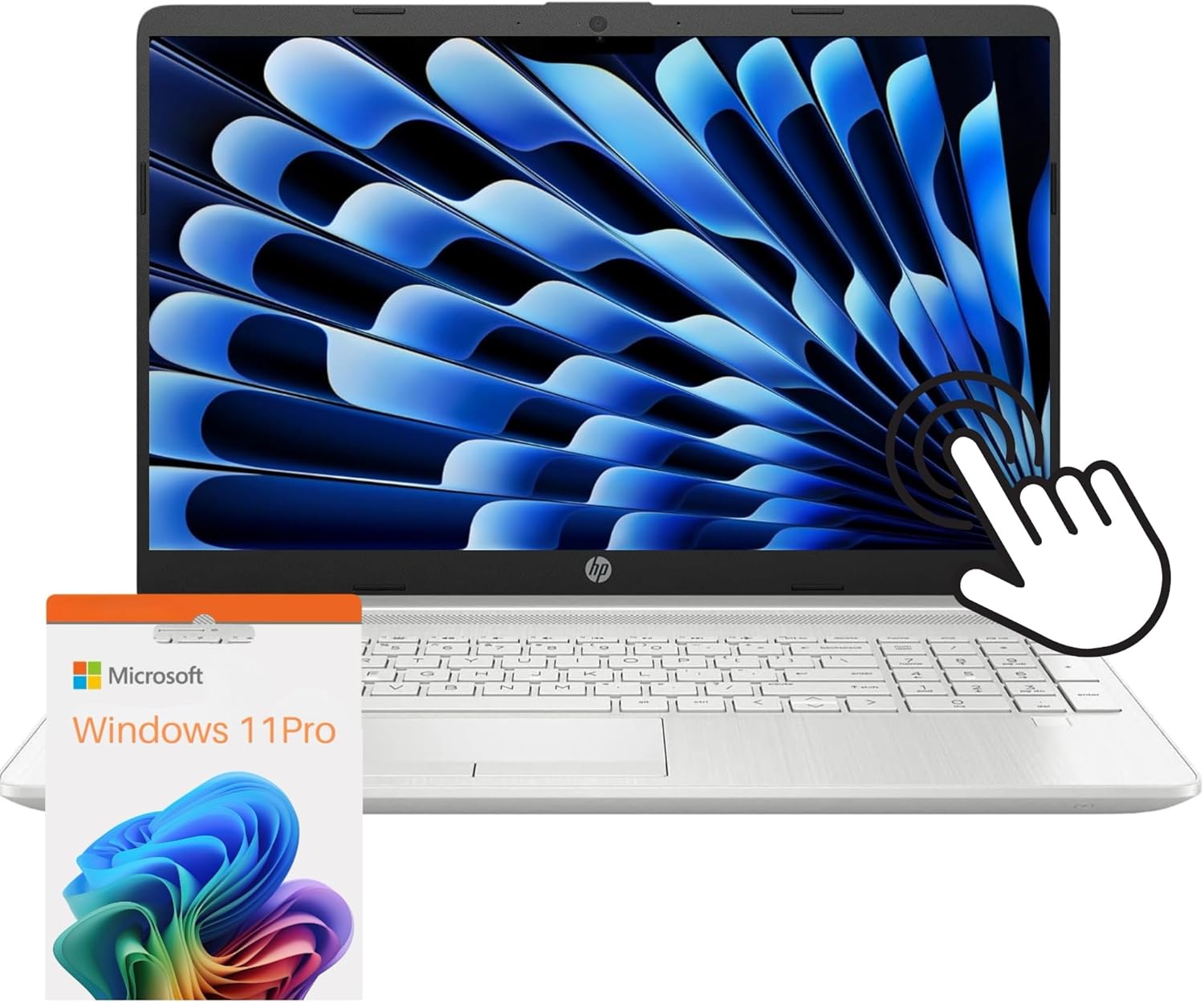 HP Newest Flagship Touchscreen Win 11 Pro Laptop | 64GB RAM | 1TB PCI Express SSD | 15.6″ Display | Intel Fast Multi-Tasking 6-Core | Type-C | Office 365 Trial