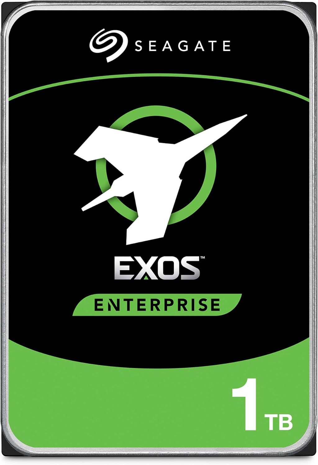 Seagate Exos 7E8 1TB Internal Hard Drive Enterprise HDD – CMR 3.5 Inch 512E SATA 6Gb/s 7200 RPM 256MB Cache for Enterprise, Data Center – Frustration Free Packaging (ST1000NM000A)