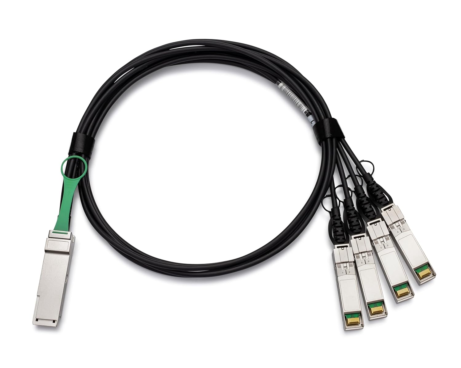 Compatible with NVIDIA MCP7904-X002A 40G QSFP to 4xSFP+ 2m Breakout Twinax Direct Attach Cable DAC