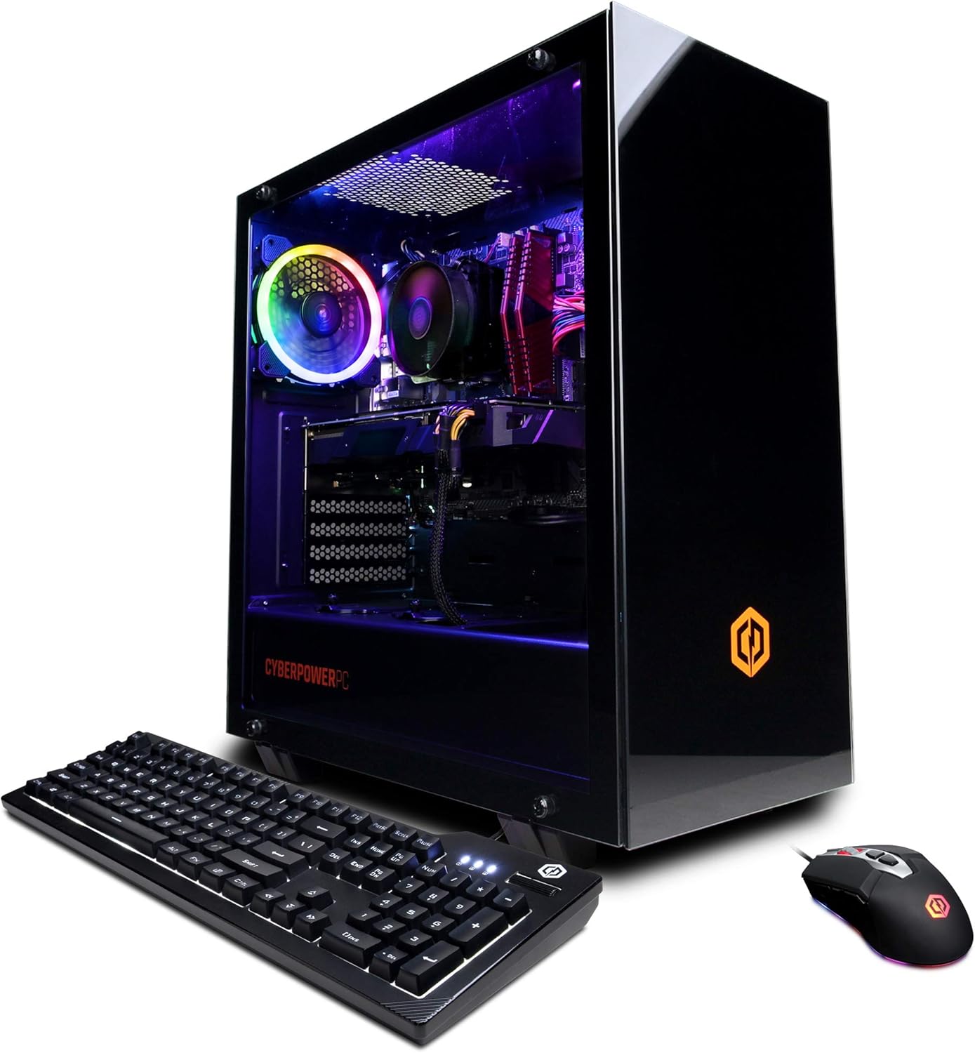 CyberpowerPC Gamer Master Gaming PC, AMD Ryzen 7 3700X 3.6GHz, GeForce RTX 3060 12GB, 16GB DDR4, 1TB NVMe SSD, WiFi Ready & Win 10 Home (GMA1394A5)