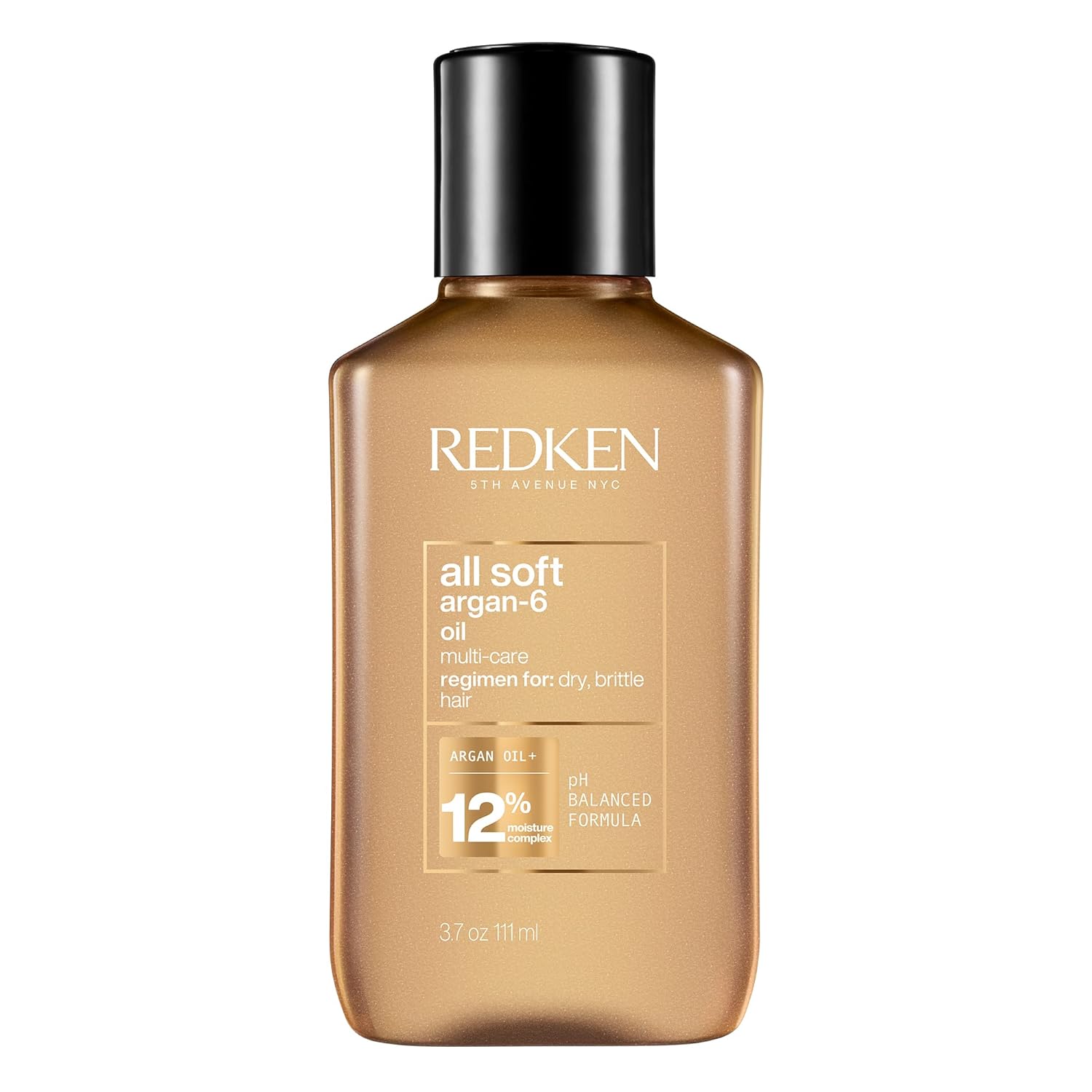 Redken All Soft Argan Hair Oil | For Dry & Brittle Hair | Adds Softness and Boosts Shine | Deeply Conditions and Moisturizes | With Argan -6 Oil & Moisture Complex